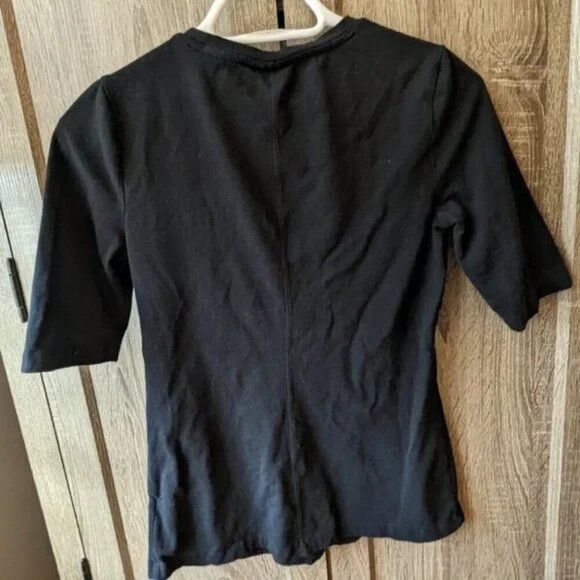 *3 FOR $9* Who What Wear Short Sleeve Short Casual Stretch Shirt Top T-shirt Tee - Picture 2 of 2